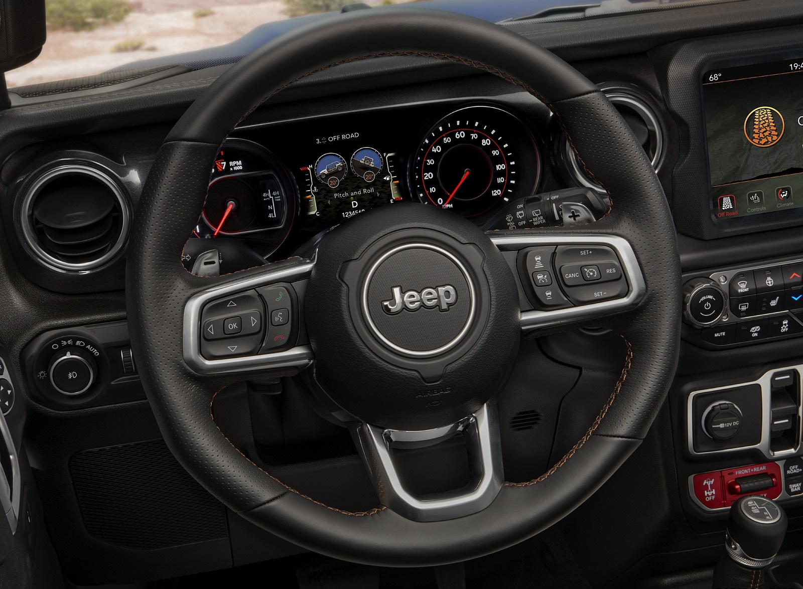 2021 Jeep Wrangler Rubicon 392 Interior Steering Wheel Wallpapers #71 of 113