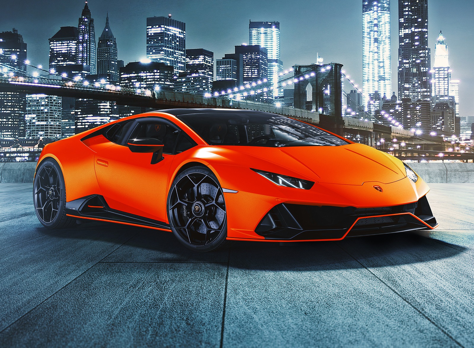 2021 Lamborghini Huracán EVO Fluo Capsule (Color: Red) Front Three-Quarter Wallpapers #16 of 21
