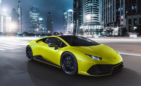 2021 Lamborghini Huracán EVO Fluo Capsule (Color: Yellow) Front Three-Quarter Wallpapers  450x275 (9)
