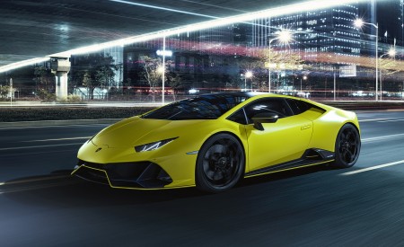 2021 Lamborghini Huracán EVO Fluo Capsule (Color: Yellow) Front Three-Quarter Wallpapers 450x275 (7)