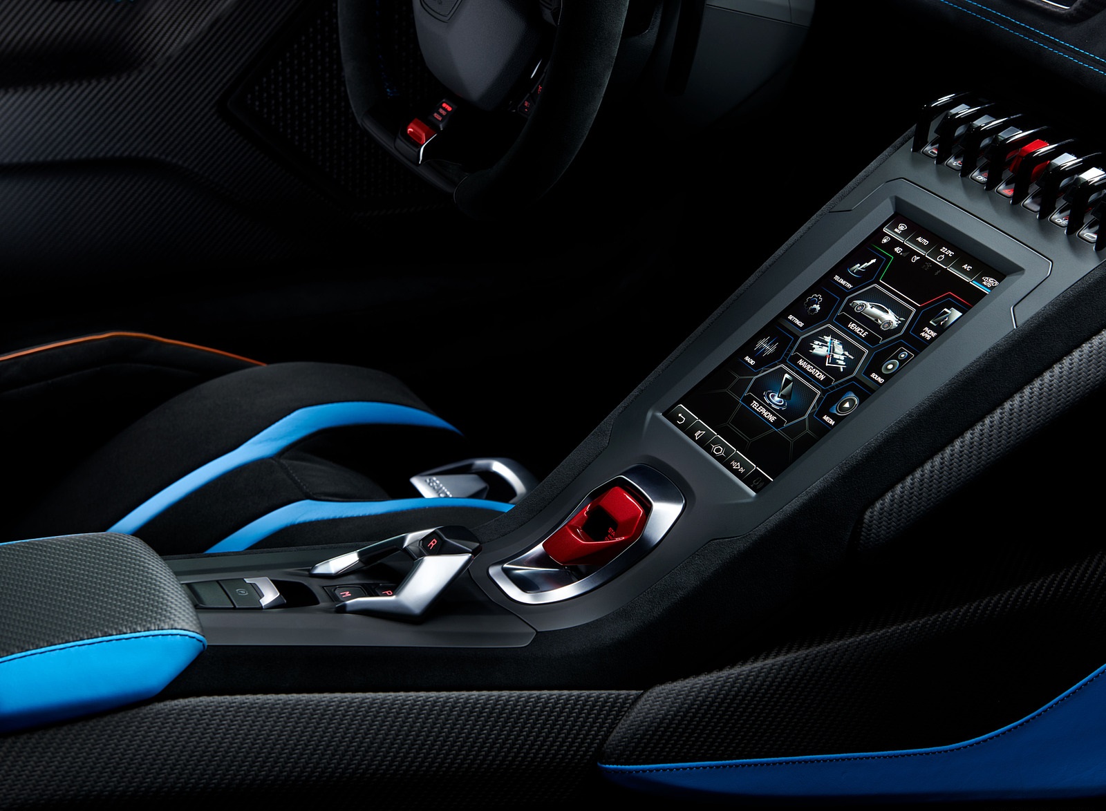 2021 Lamborghini Huracán STO Central Console Wallpapers #132 of 135
