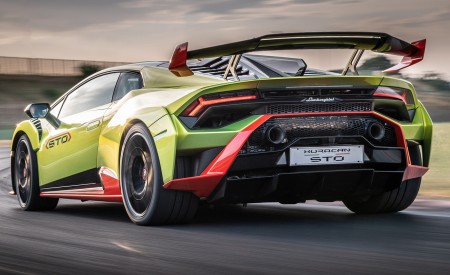 2021 Lamborghini Huracán STO Rear Wallpapers 450x275 (13)