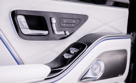 2021 Mercedes-Maybach S-Class (Color: Designo Crystal White / Silver Grey Pearl) Interior Detail Wallpapers 450x275 (103)