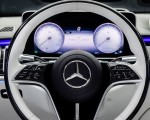 2021 Mercedes-Maybach S-Class (Color: Designo Crystal White / Silver Grey Pearl) Interior Steering Wheel Wallpapers 150x120