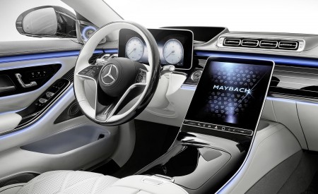 2021 Mercedes-Maybach S-Class (Color: Designo Crystal White / Silver Grey Pearl) Interior Wallpapers 450x275 (96)