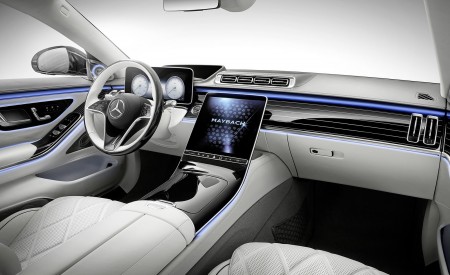 2021 Mercedes-Maybach S-Class (Color: Designo Crystal White / Silver Grey Pearl) Interior Wallpapers 450x275 (95)