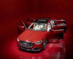 2021 Mercedes-Maybach S-Class (Color: Designo Patagonian Rot Bright) Front Three-Quarter Wallpapers  150x120