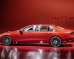 2021 Mercedes-Maybach S-Class (Color: Designo Patagonian Rot Bright) Side Wallpapers 150x120
