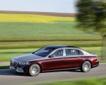 2021 Mercedes-Maybach S-Class (Color: Designo Rubellite Red / Kalahari Gold) Front Three-Quarter Wallpapers 150x120