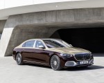 2021 Mercedes-Maybach S-Class (Color: Designo Rubellite Red / Kalahari Gold) Front Three-Quarter Wallpapers 150x120 (15)