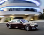 2021 Mercedes-Maybach S-Class (Color: Designo Rubellite Red / Kalahari Gold) Front Three-Quarter Wallpapers 150x120