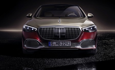 2021 Mercedes-Maybach S-Class (Color: Designo Rubellite Red / Kalahari Gold) Front Wallpapers 450x275 (30)