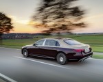 2021 Mercedes-Maybach S-Class (Color: Designo Rubellite Red / Kalahari Gold) Rear Three-Quarter Wallpapers 150x120