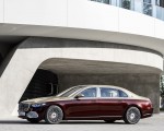 2021 Mercedes-Maybach S-Class (Color: Designo Rubellite Red / Kalahari Gold) Side Wallpapers  150x120