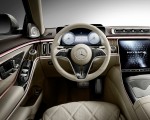 2021 Mercedes-Maybach S-Class (Leather Nappa macchiato beige bronze brown pearl) Interior Cockpit Wallpapers 150x120