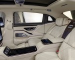 2021 Mercedes-Maybach S-Class (Leather Nappa macchiato beige bronze brown pearl) Interior Rear Seats Wallpapers 150x120