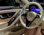 2021 Mercedes-Maybach S-Class (Leather Nappa macchiato beige bronze brown pearl) Interior Steering Wheel Wallpapers 150x120