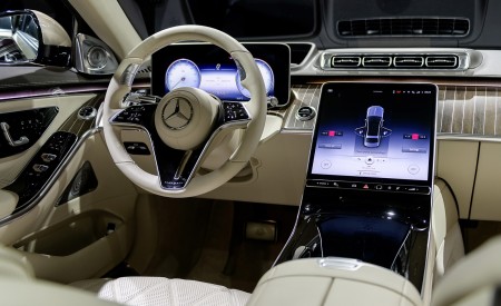 2021 Mercedes-Maybach S-Class (Leather Nappa macchiato beige bronze brown pearl) Interior Wallpapers  450x275 (48)