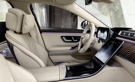 2021 Mercedes-Maybach S-Class (Leather Nappa macchiato beige bronze brown pearl) Interior Wallpapers 450x275 (56)
