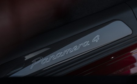 2021 Porsche Panamera 4 E-Hybrid (Color: Cherry Metallic) Door Sill Wallpapers 450x275 (37)