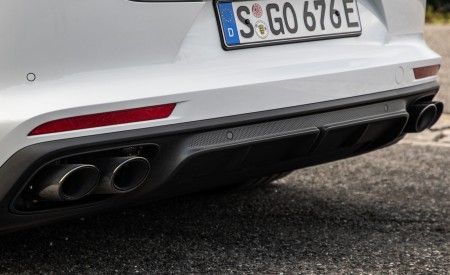 2021 Porsche Panamera Turbo S E-Hybrid (Color: Carrara White Metallic) Exhaust Wallpapers 450x275 (46)