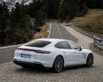 2021 Porsche Panamera Turbo S E-Hybrid (Color: Carrara White Metallic) Rear Three-Quarter Wallpapers 150x120