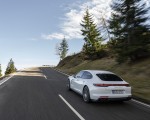 2021 Porsche Panamera Turbo S E-Hybrid (Color: Carrara White Metallic) Rear Three-Quarter Wallpapers 150x120