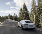 2021 Porsche Panamera Turbo S E-Hybrid (Color: Carrara White Metallic) Rear Three-Quarter Wallpapers 150x120