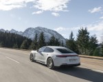 2021 Porsche Panamera Turbo S E-Hybrid (Color: Carrara White Metallic) Rear Three-Quarter Wallpapers 150x120