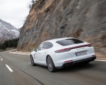 2021 Porsche Panamera Turbo S E-Hybrid (Color: Carrara White Metallic) Rear Three-Quarter Wallpapers 150x120