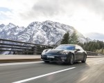 2021 Porsche Panamera Turbo S E-Hybrid Executive (Color: Volcano Grey Metallic) Front Three-Quarter Wallpapers 150x120