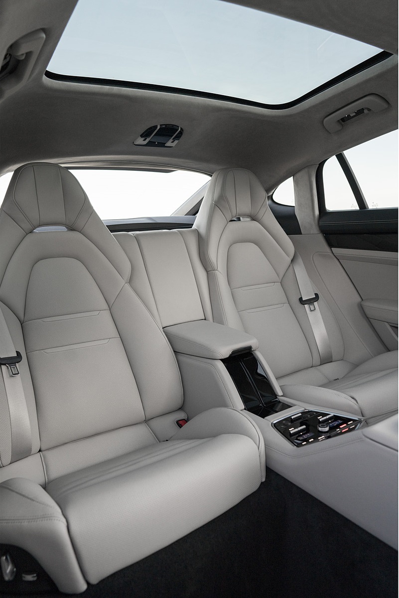 2021 Porsche Panamera Turbo S E-Hybrid Executive (Color: Volcano Grey Metallic) Interior Rear Seats Wallpapers #40 of 40