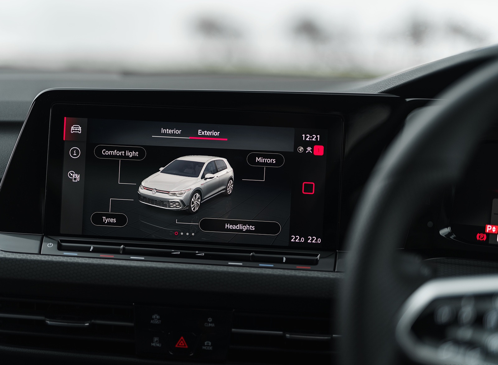 2021 Volkswagen Golf GTI (UK-Spec) Central Console Wallpapers #87 of 95