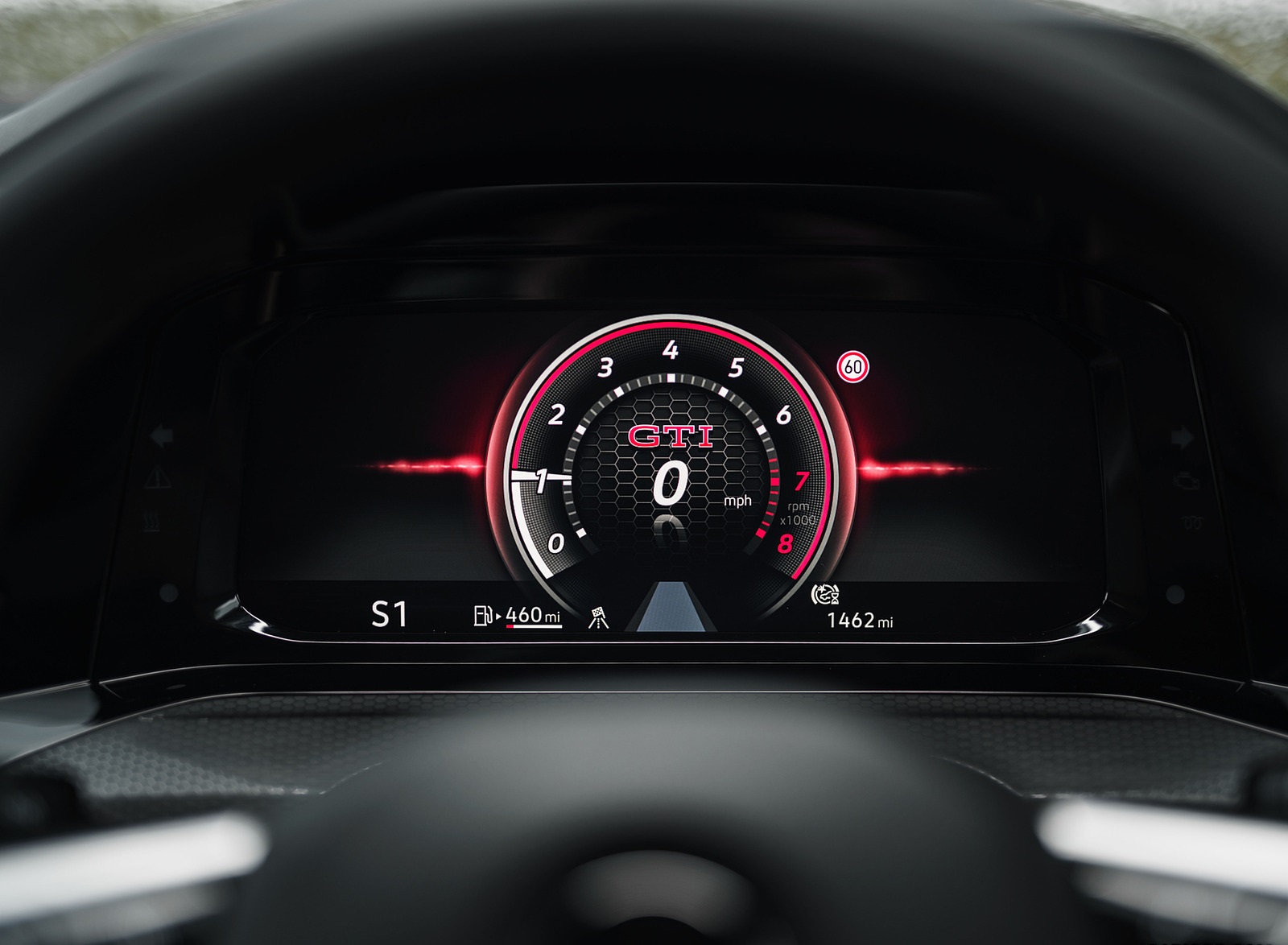 2021 Volkswagen Golf GTI (UK-Spec) Digital Instrument Cluster Wallpapers #74 of 95