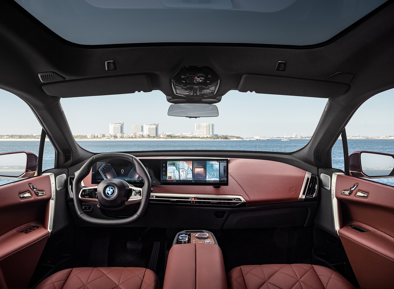 2022 BMW iX with Sport Package Interior Cockpit Wallpapers #23 of 164