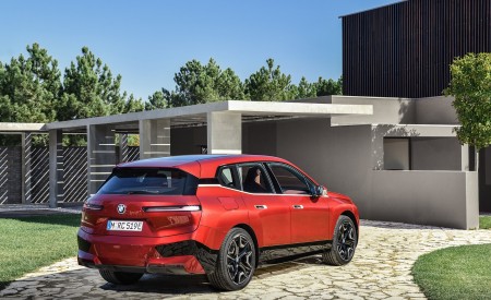 2022 BMW iX with Sport Package Rear Three-Quarter Wallpapers 450x275 (14)