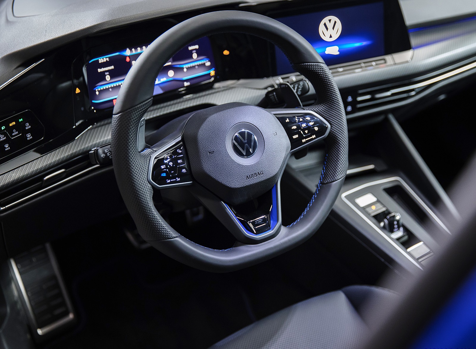 2022 Volkswagen Golf R Interior Steering Wheel Wallpapers #75 of 75