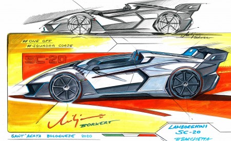 2020 Lamborghini SC20 Design Sketch Wallpapers 450x275 (41)