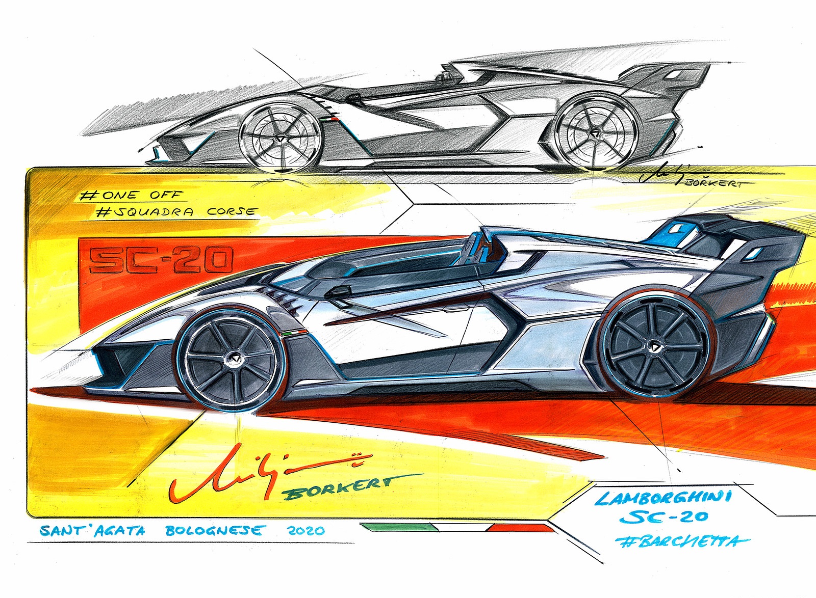 2020 Lamborghini SC20 Design Sketch Wallpapers #41 of 41