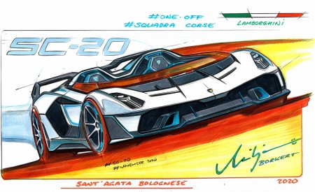 2020 Lamborghini SC20 Design Sketch Wallpapers 450x275 (40)