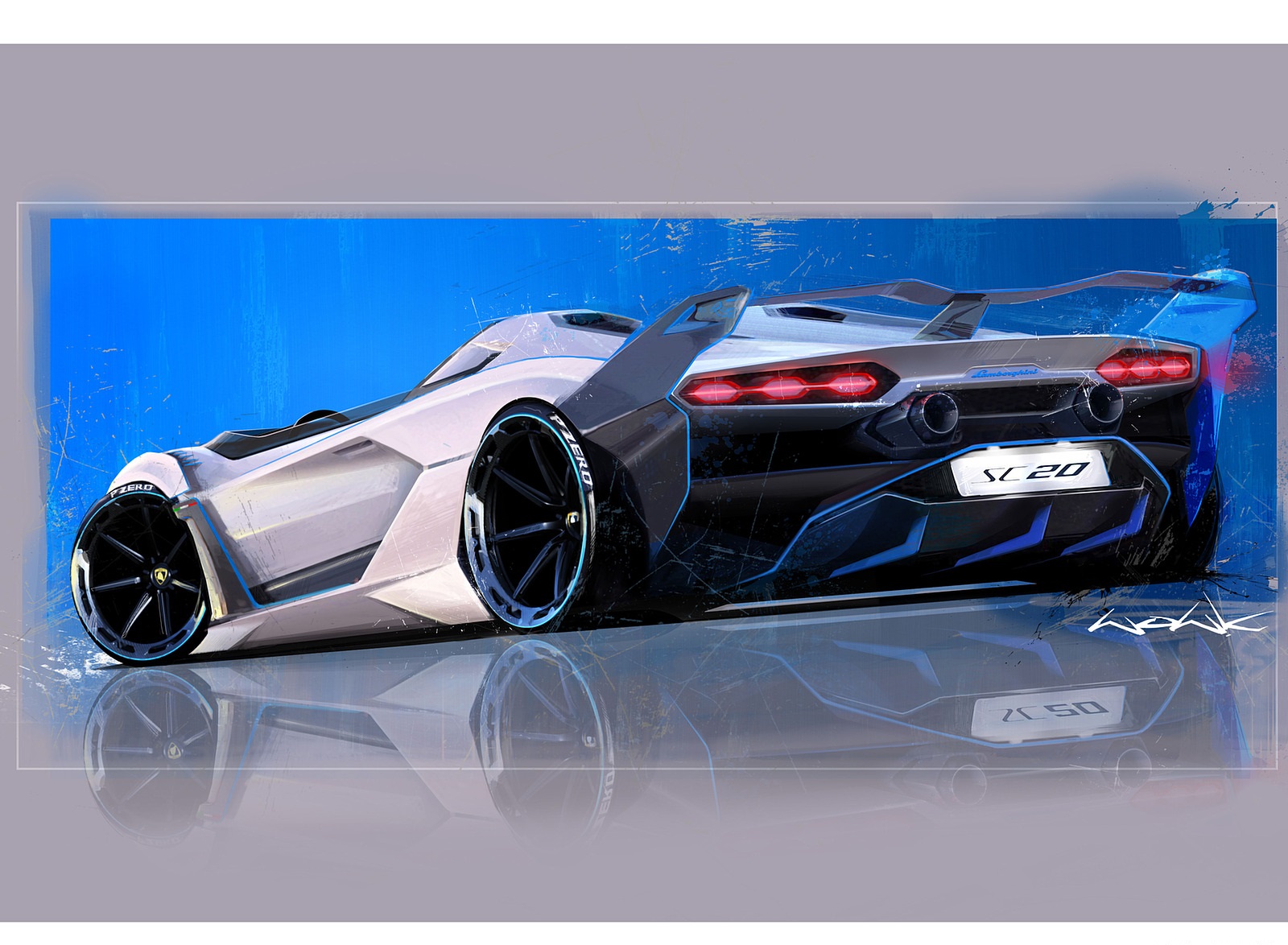 2020 Lamborghini SC20 Design Sketch Wallpapers #36 of 41