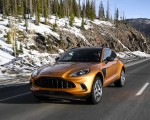 2021 Aston Martin DBX (Color: Golden Saffron; US-Spec) Front Three-Quarter Wallpapers 150x120