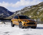 2021 Aston Martin DBX (Color: Golden Saffron; US-Spec) Front Three-Quarter Wallpapers 150x120