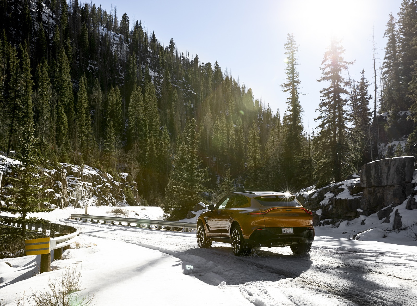 2021 Aston Martin DBX (Color: Golden Saffron; US-Spec) Rear Three-Quarter Wallpapers #10 of 73