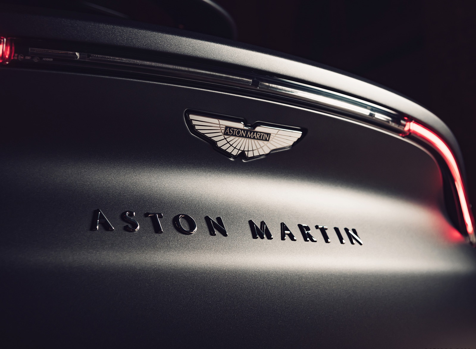2021 Aston Martin DBX (Color: Satin Xenon Grey; US-Spec) Badge Wallpapers #59 of 73