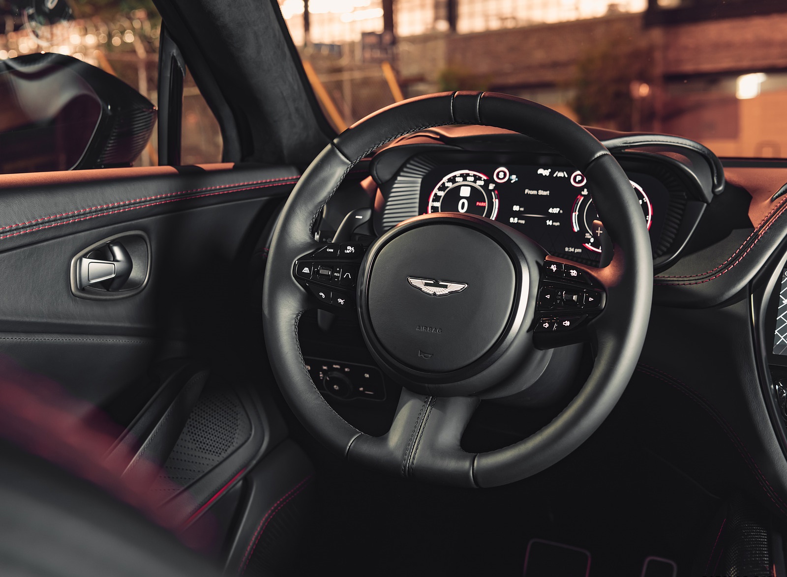 2021 Aston Martin DBX (Color: Satin Xenon Grey; US-Spec) Interior Steering Wheel Wallpapers #68 of 73
