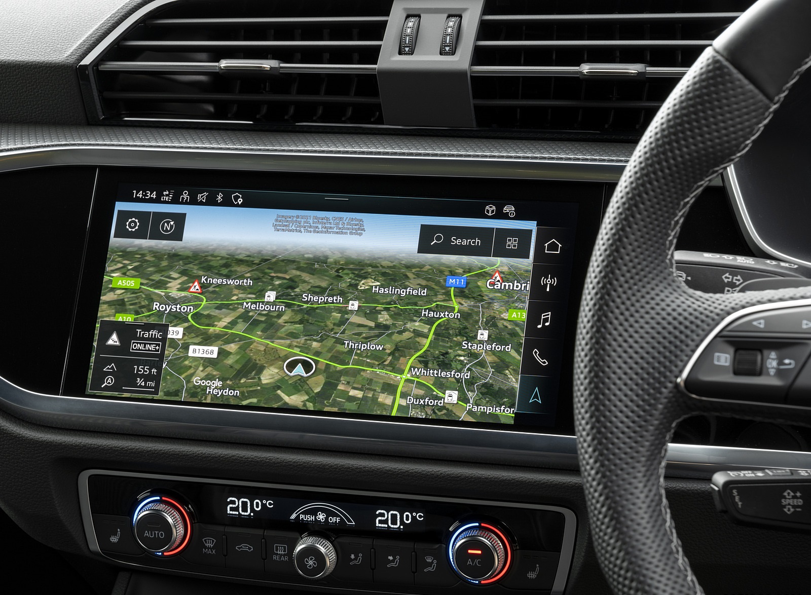 2021 Audi Q3 45 TFSI e Plug-In Hybrid (UK-Spec) Central Console Wallpapers  #92 of 104