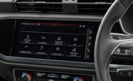 2021 Audi Q3 45 TFSI e Plug-In Hybrid (UK-Spec) Central Console Wallpapers 450x275 (90)