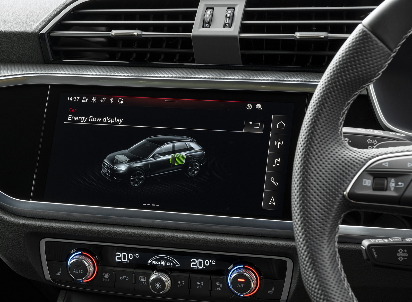 2021 Audi Q3 45 TFSI e Plug-In Hybrid (UK-Spec) Central Console Wallpapers #86 of 104