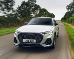 2021 Audi Q3 Sportback 45 TFSI e Plug-In Hybrid (Color: Dew Silver; UK-Spec) Front Wallpapers 150x120